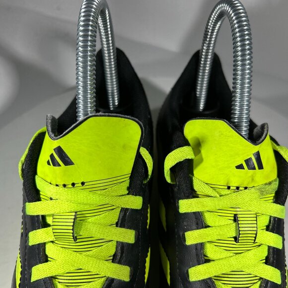 Adidas Goletto Boys Soccer Cleats Shoes Size 2.5 Black Green Kids Youth Sneakers - Picture 3 of 12